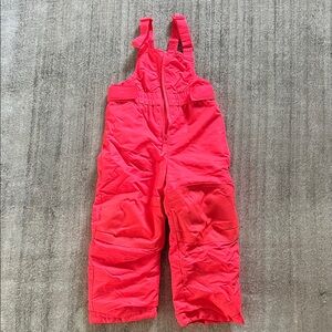 Cat & Jack Bright Red Kids Overalls